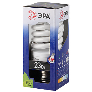 Лампа энергосбер. ЭРА F SP-23-865 E27 (дневной свет)
